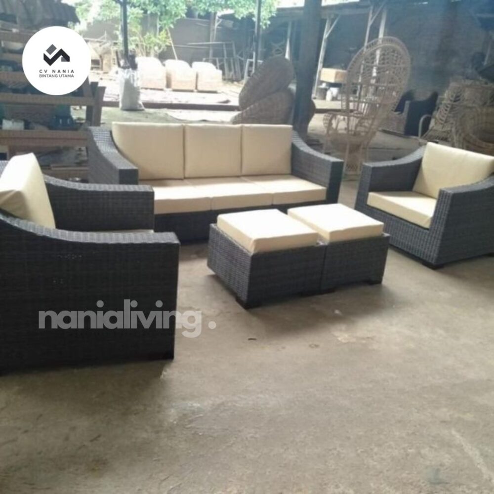 Synthetic Rattan Sofa Outdoor Living Chair