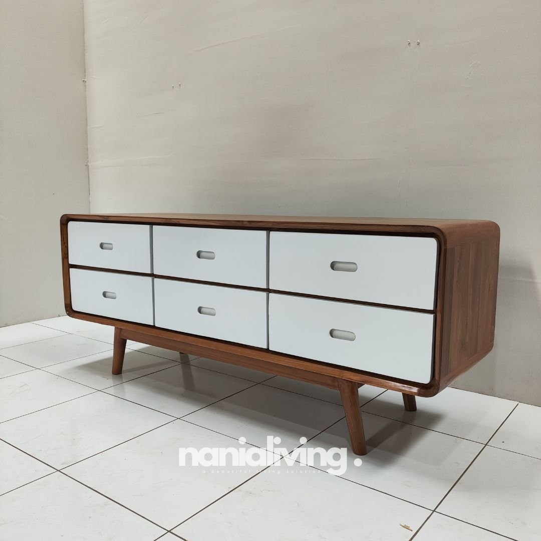 3 meja tv 6 laci