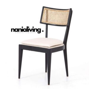 minimalist dining room rattan chairs