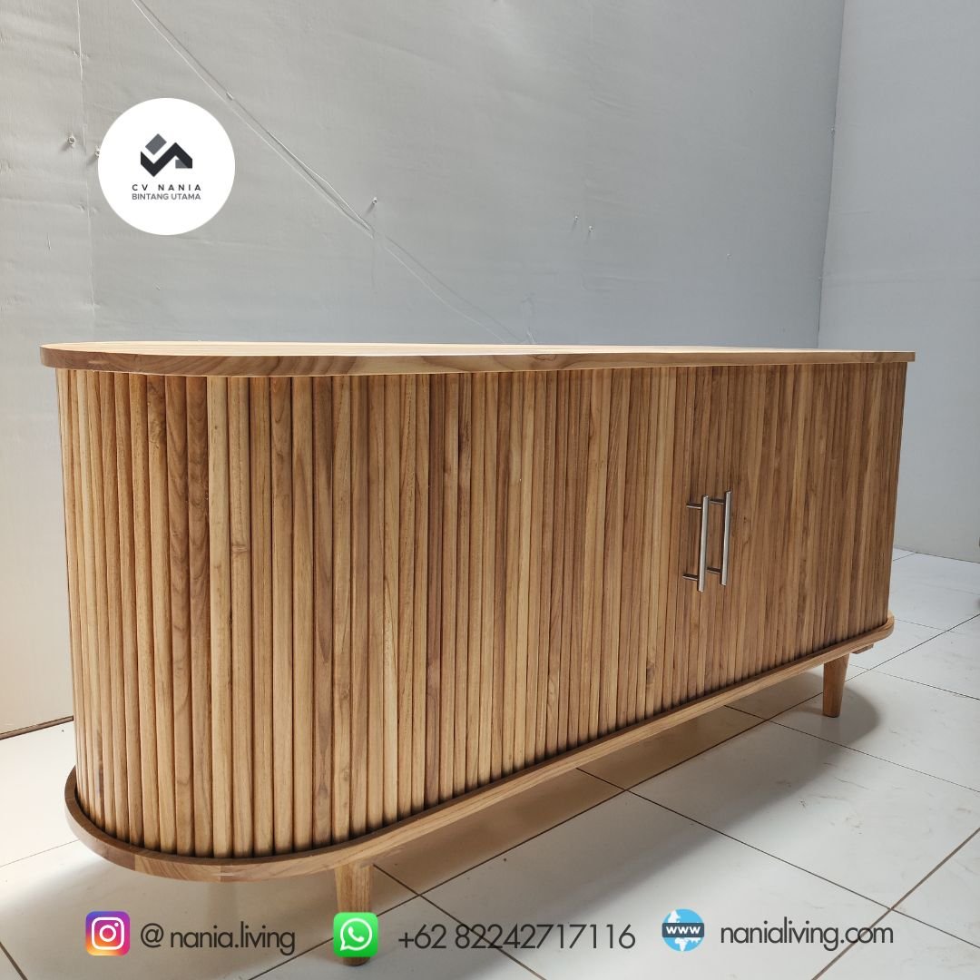 nania living bufet natural 4 bufet tv salur minimalis