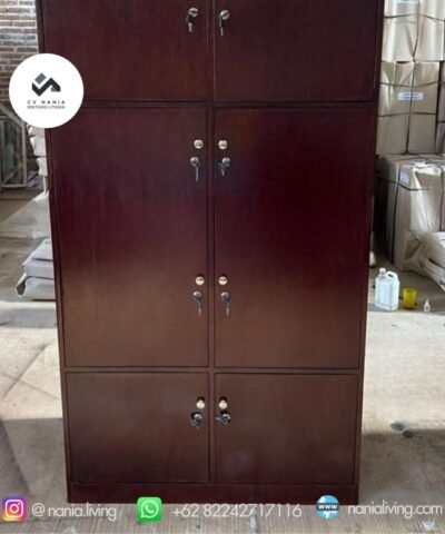 Teak Wood Locker Cabinet With Plywood Combination