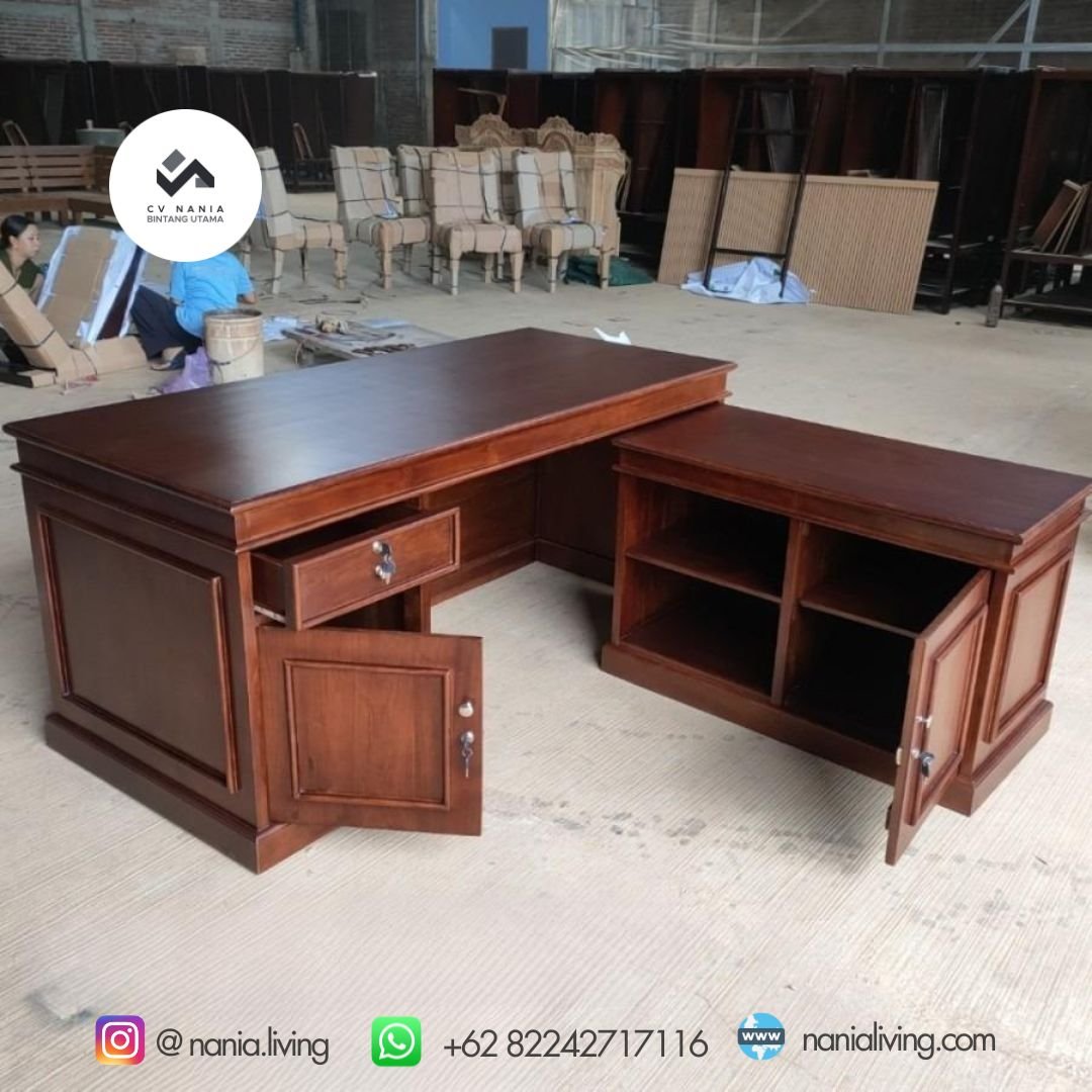 nania living office L 3 Office Table Design For Home Letter L