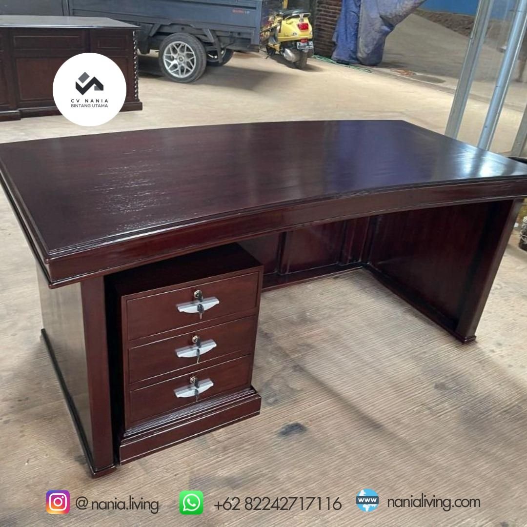 nania living office table 2 cv nania bintang utama