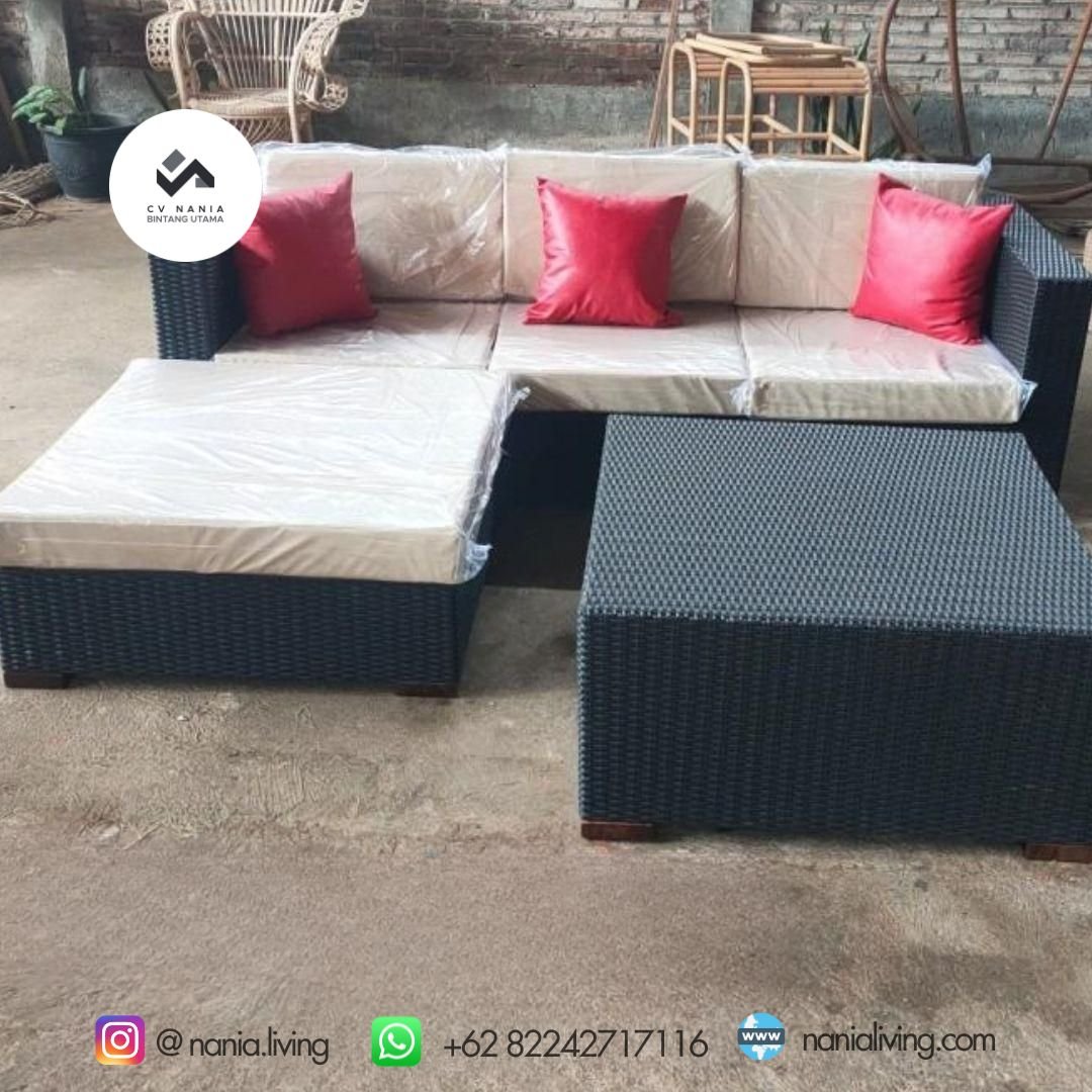 nania living rattan synthetic 2 cv nania bintang utama