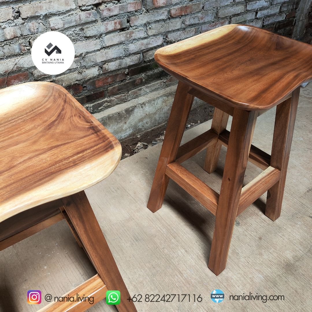 Cafe Bar Stools Swivel Trembesi 4 Cafe Bar Stools Swivel Trembesi