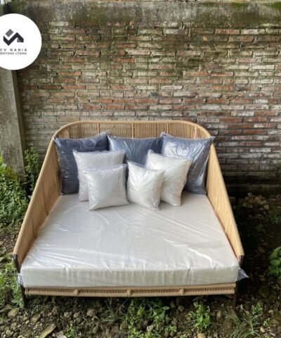 Latest rattan outdoor sofa daybed