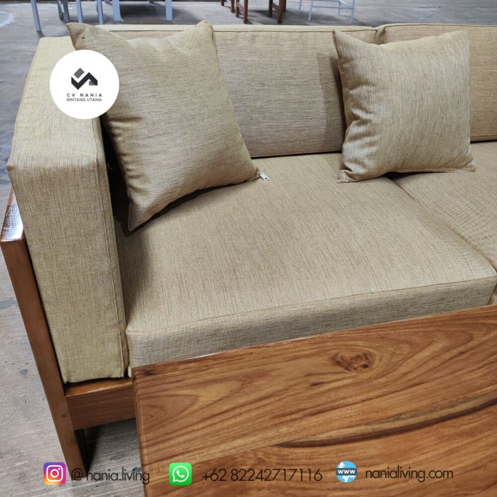 Minimalist L Guest Sofa Chair Gold