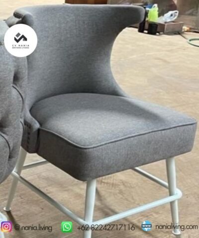 Minimalist Cafe Chair Iron Leg