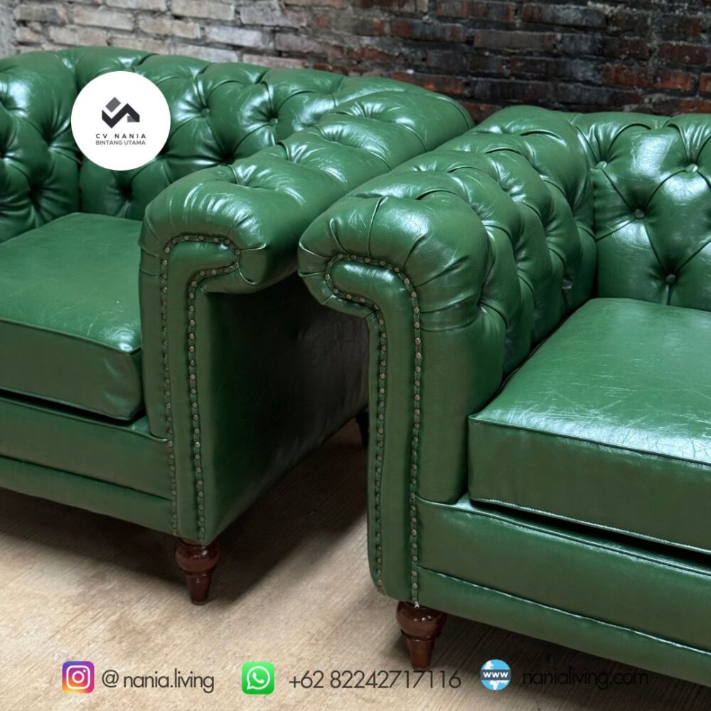 Sofa Chesterfield Cafe Sofa Green