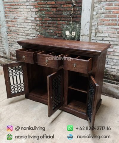 drawer nania living Classic Teak Kitchen Sideboard