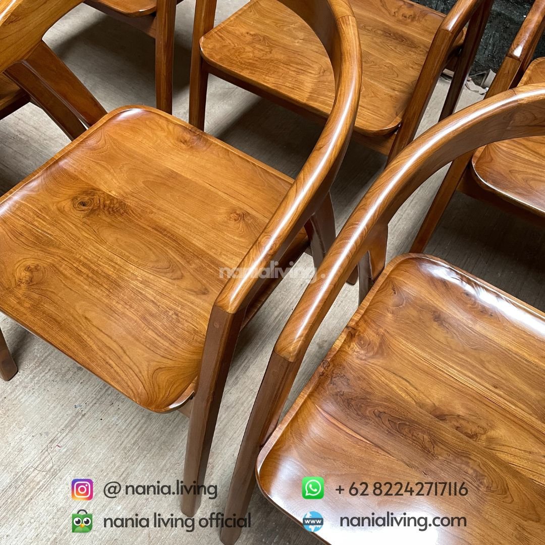 Hiroshima Teak Cafe Chairs