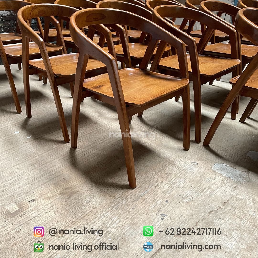 Hiroshima Teak Cafe Chairs