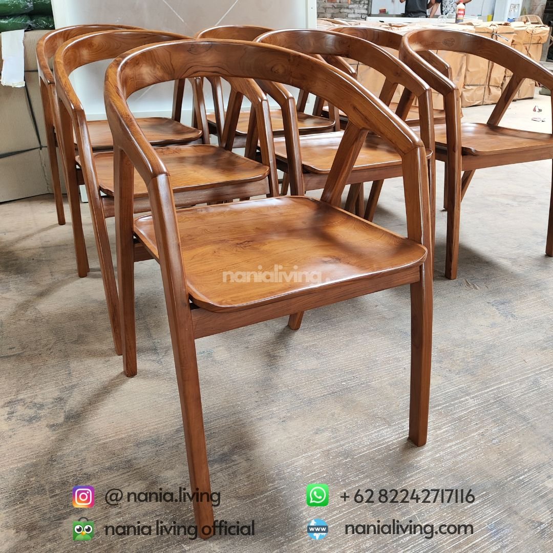 Hiroshima Teak Cafe Chairs nania living