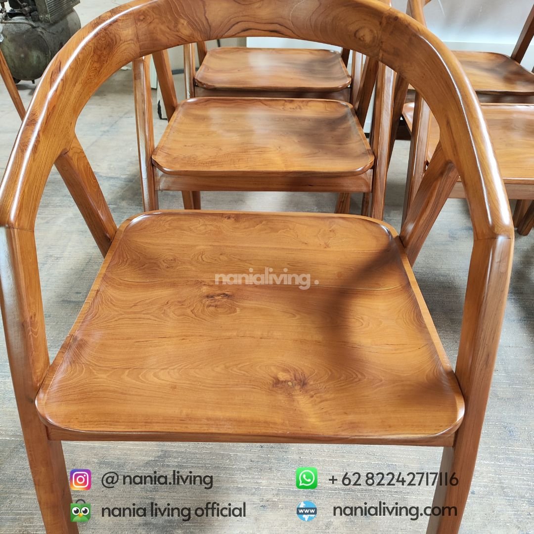 Hiroshima Teak Cafe Chairs
