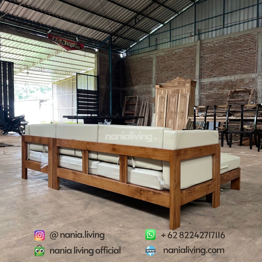 back Outdoor Guest Sofa nania living