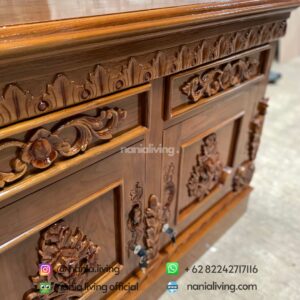 Teak Carved Sideboard nania living