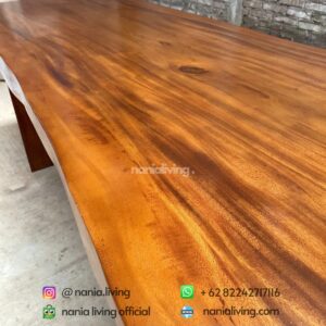 top Large Trembesi Dining Table