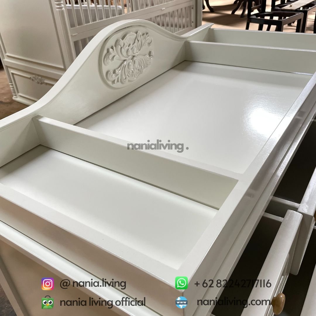 Minimalist white duco baby tafel 5 top Minimalist White Duco Baby Tafel nania living