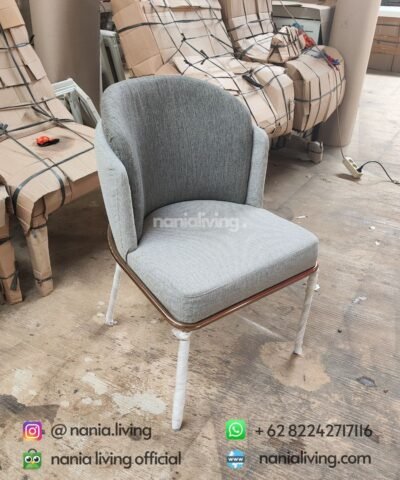 Stainless Leg Dining Chair