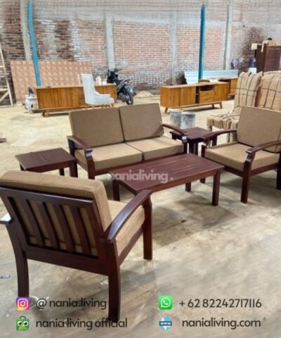 Teak Guest Chair Table