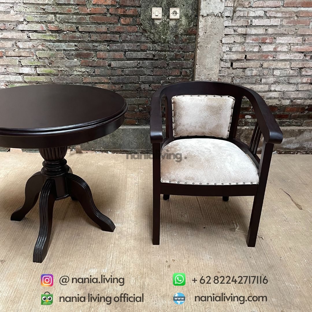 Teak Minimalist Coffee Table Patio Chairs nania living