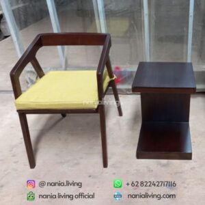 Teak Minimalist Patio Chair Set