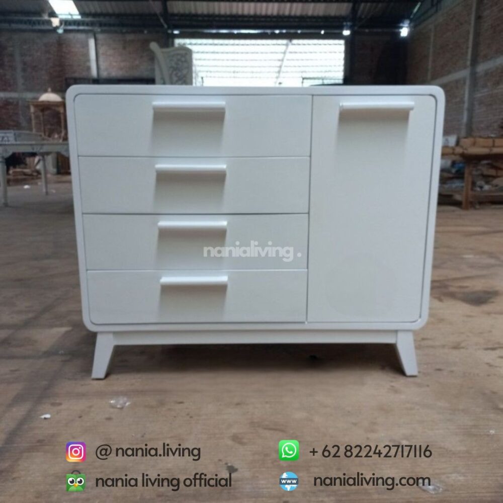 Baby Tafel Cupboard White