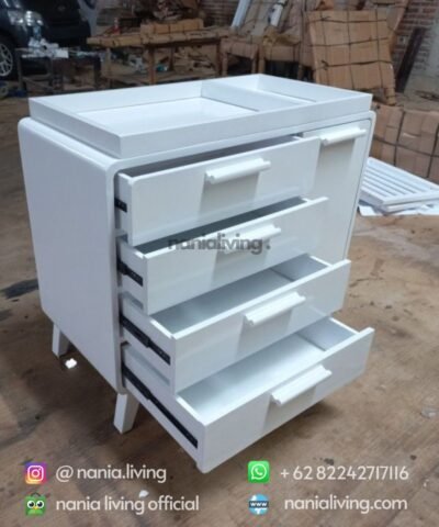 drawer Baby Tafel Cupboard White