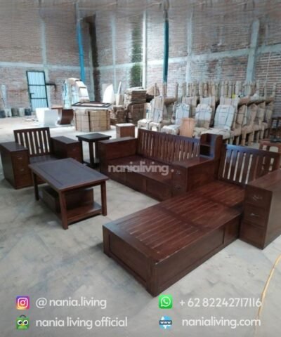 Corner Guest Sofa Large