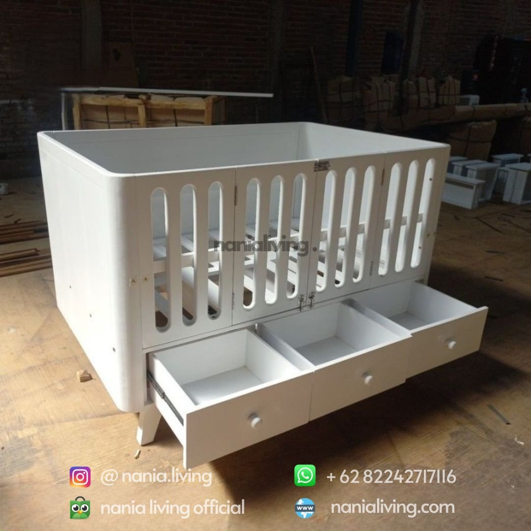 Large Baby Crib Duco 5 cv nania bintang utama