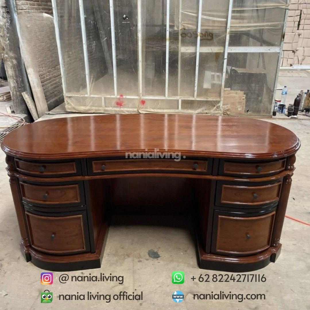 Latest Teak Director's Desk 2 Latest Teak Director's Desk