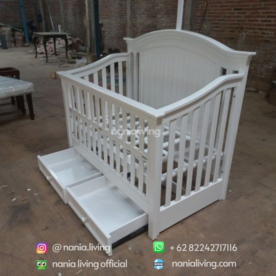 Medium Baby Box White 3 side Medium Baby Box White