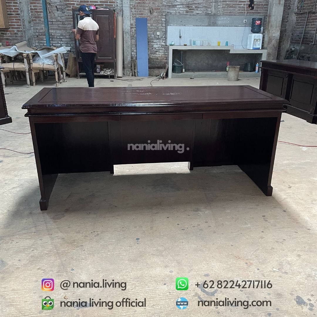 Medium Teak Leader Desk 5 cv nania bintang uutama