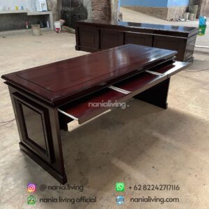 drawer Medium Teak Leader Desk