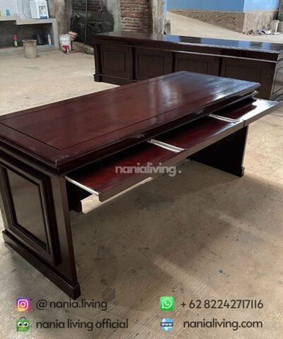 drawer Medium Teak Leader Desk