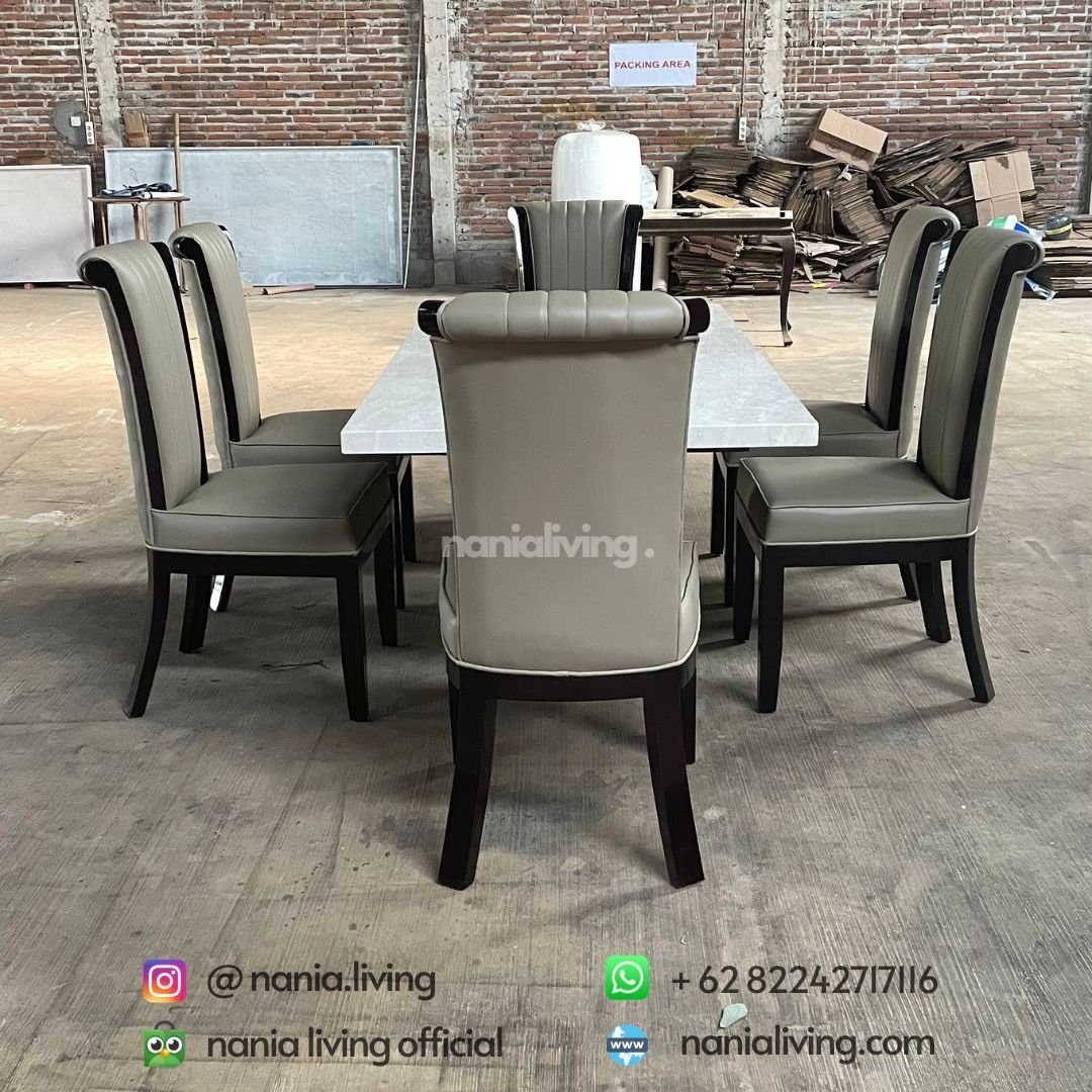 Minimalistic Marble Dining Table 3 cv nania bintang utama