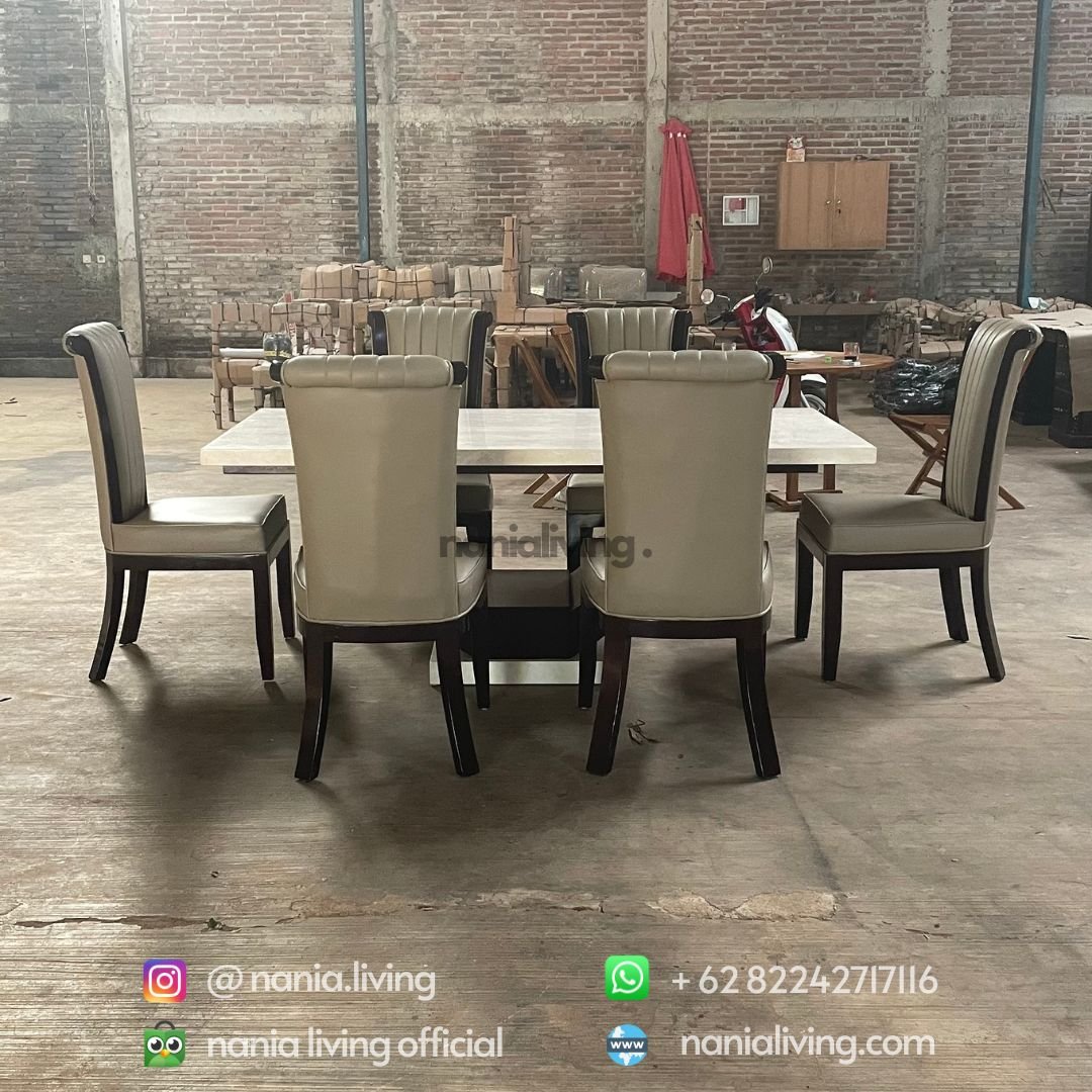 Minimalistic Marble Dining Table 7 nanialiving