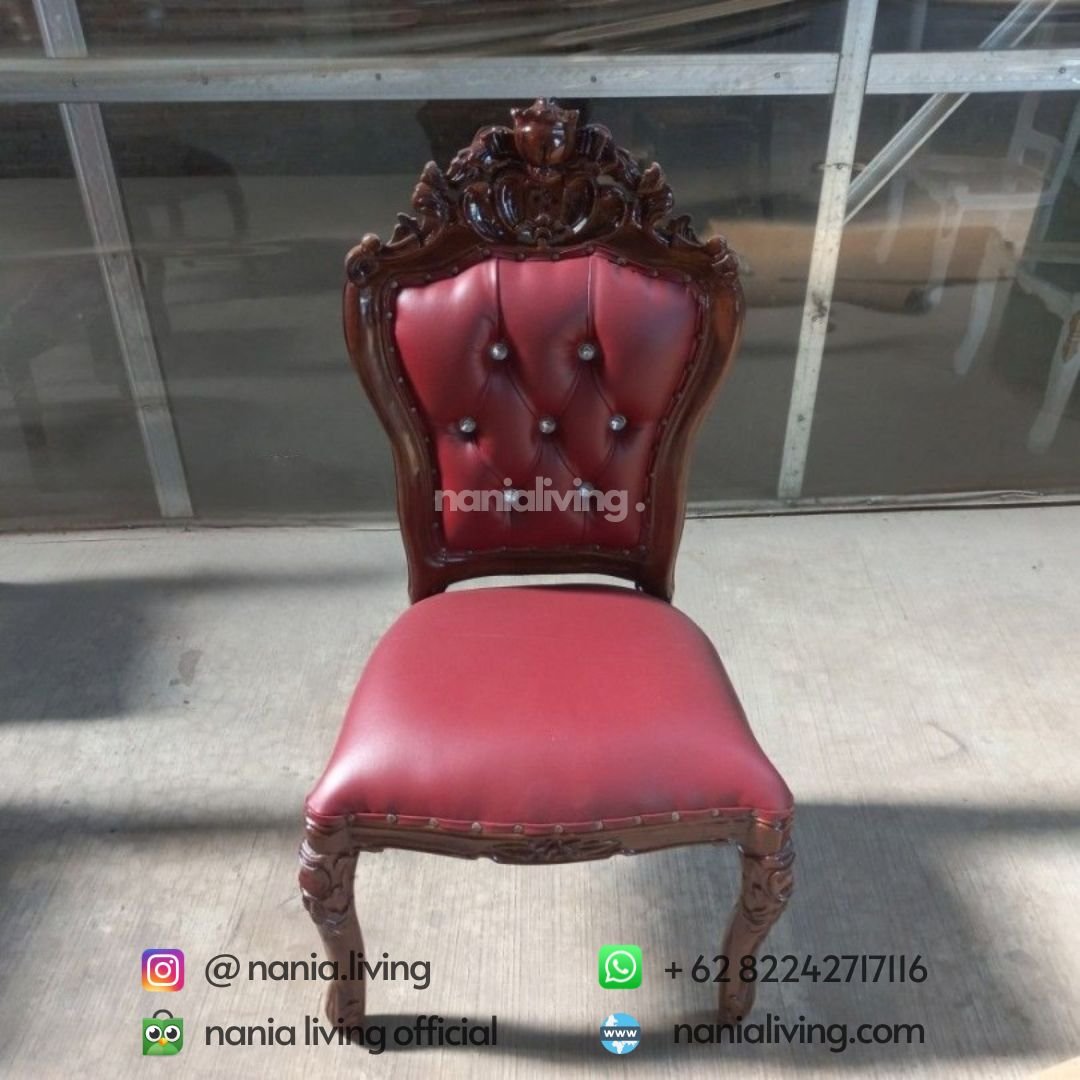 Red Teak Dining Chairs 2 Red Teak Dining Chairs