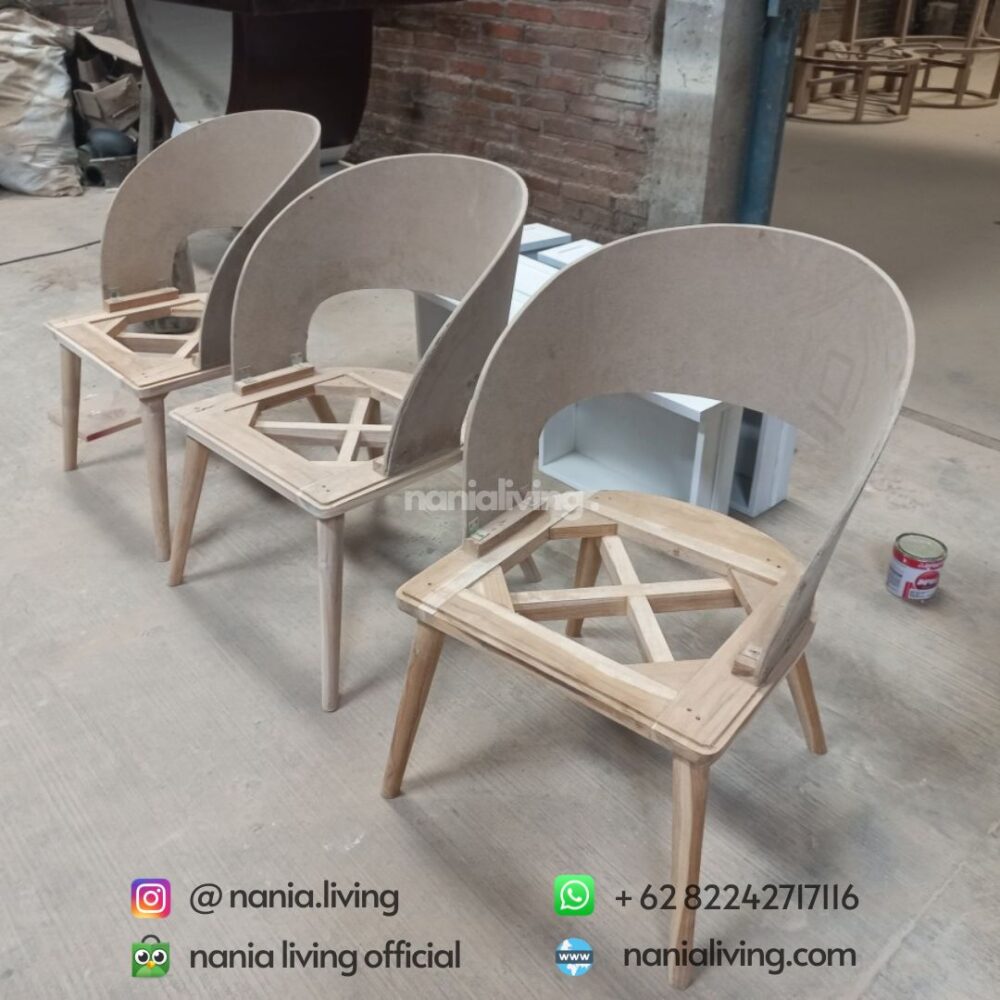 non finishing Minimalist Luxury Dining Chairs