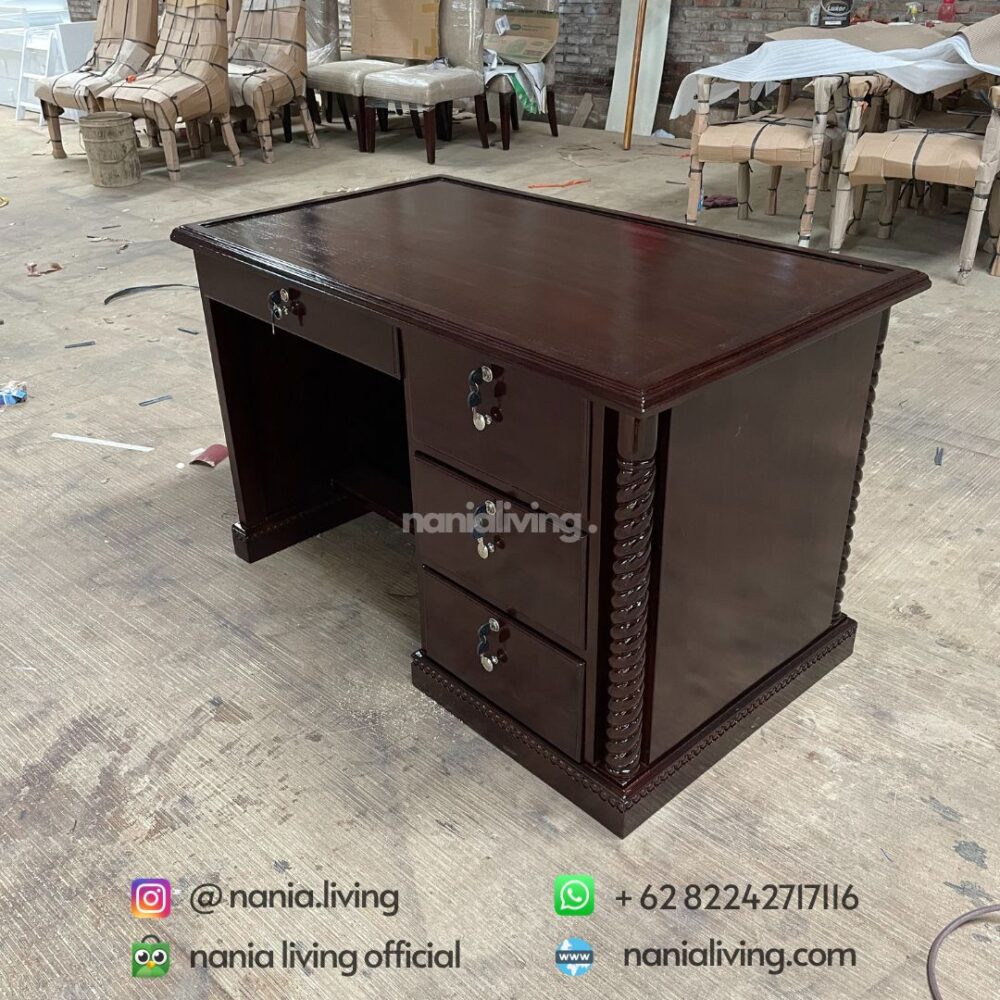 Teak Employee Work Desk nania living