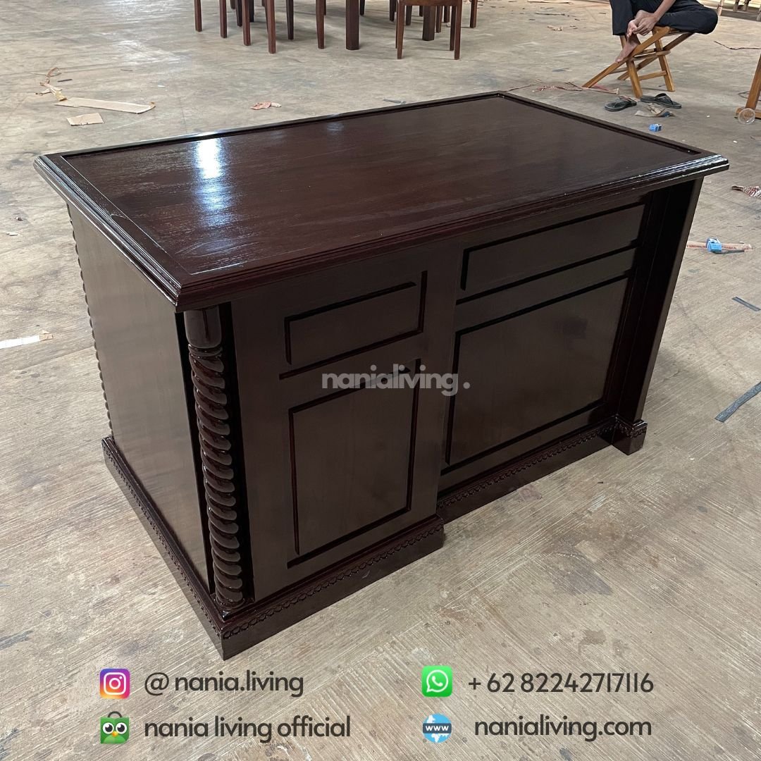 teak employee work desk 8 nanialiving