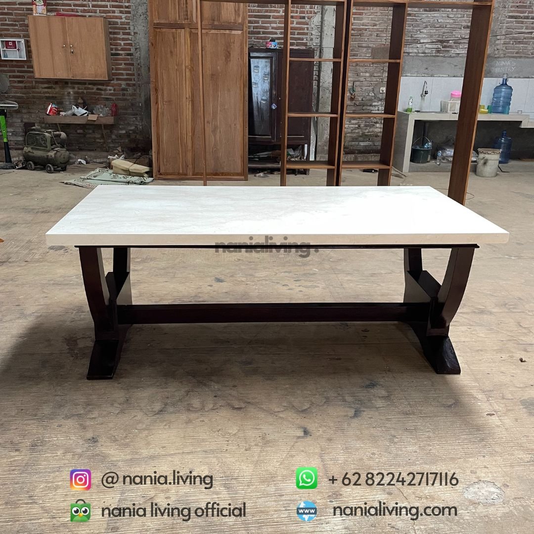 side Marble Top Dining Table