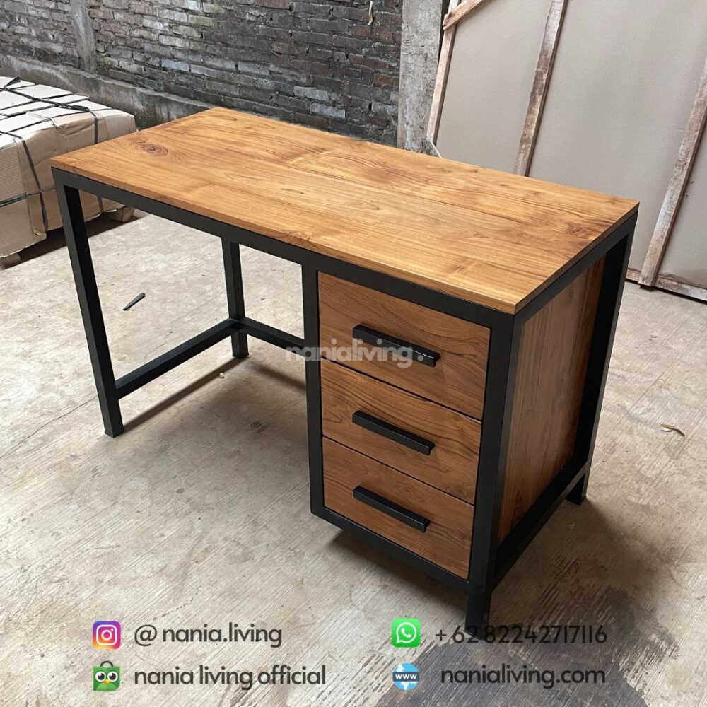 side Metal Leg Office Desk