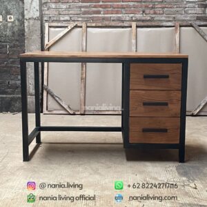 front Metal Leg Office Desk