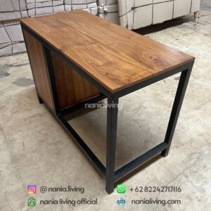 back Metal Leg Office Desk