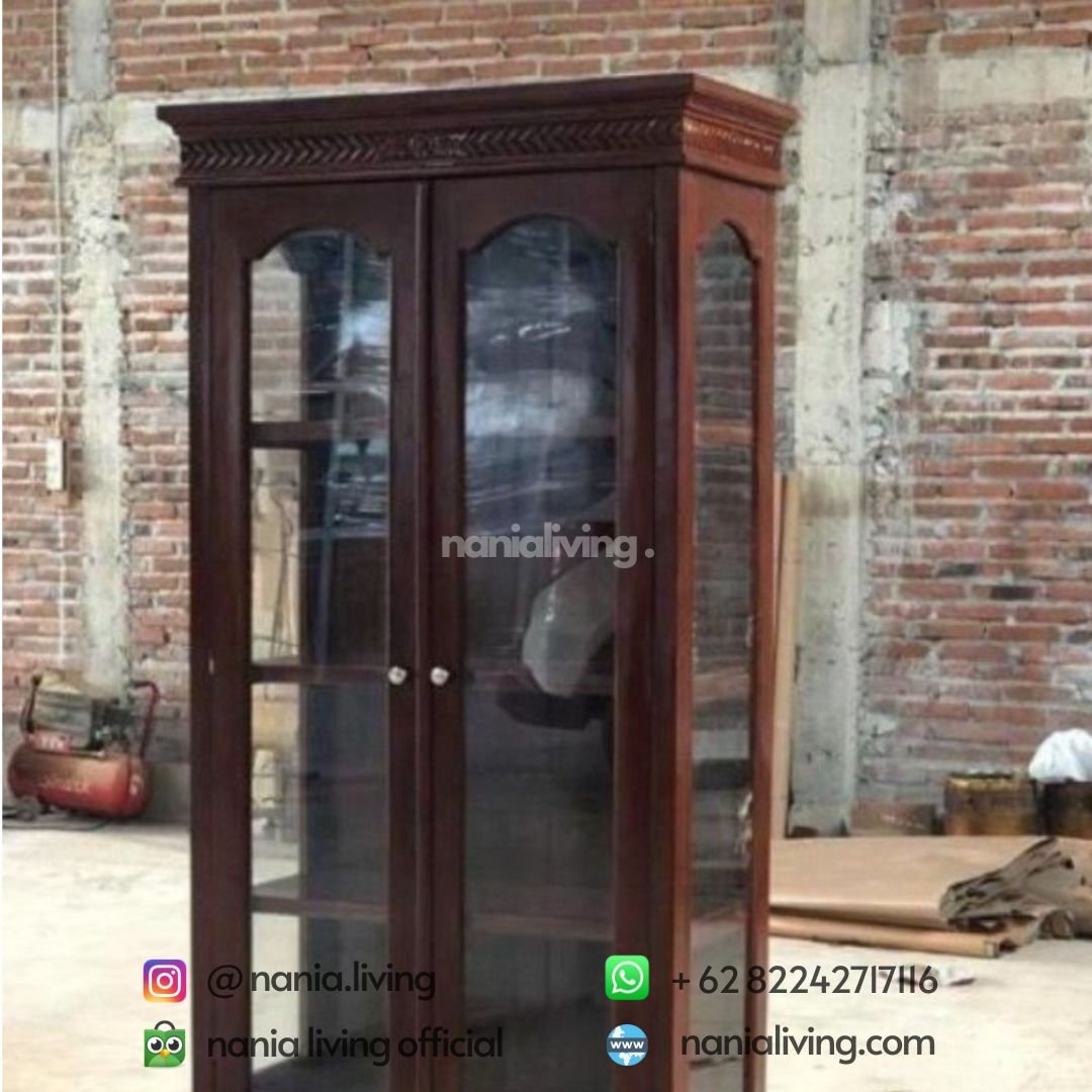 Minimalist Glass Teak Bookcase 2 Minimalist Glass Teak Bookcase