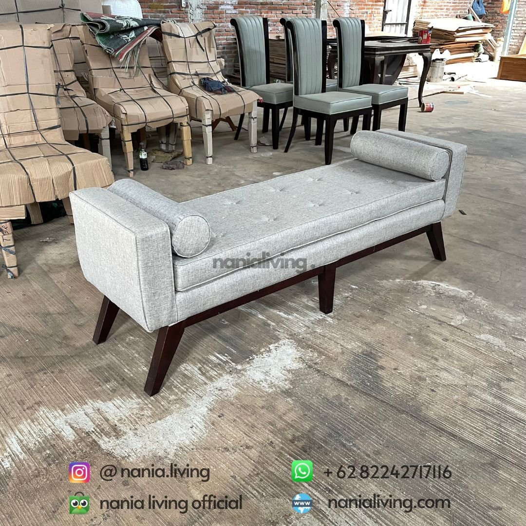 Minimalist Teak Sofa Bench