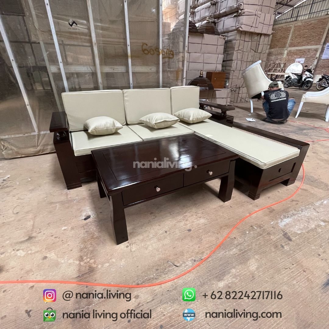 side Modern L-shape Guest Sofa