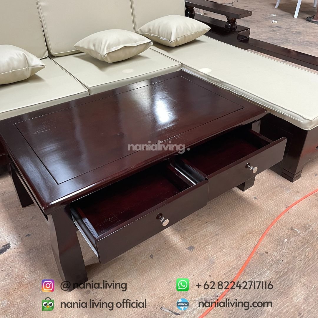 table Modern L-shape Guest Sofa