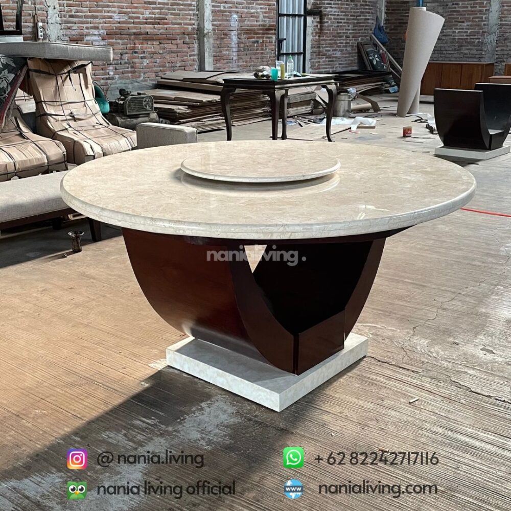 Rotating Round Dining Table